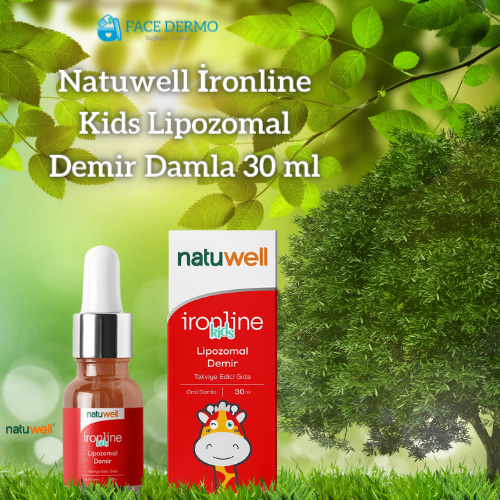 Natuwell Ironline Kids Lipozomal Demir Damla 30 ml